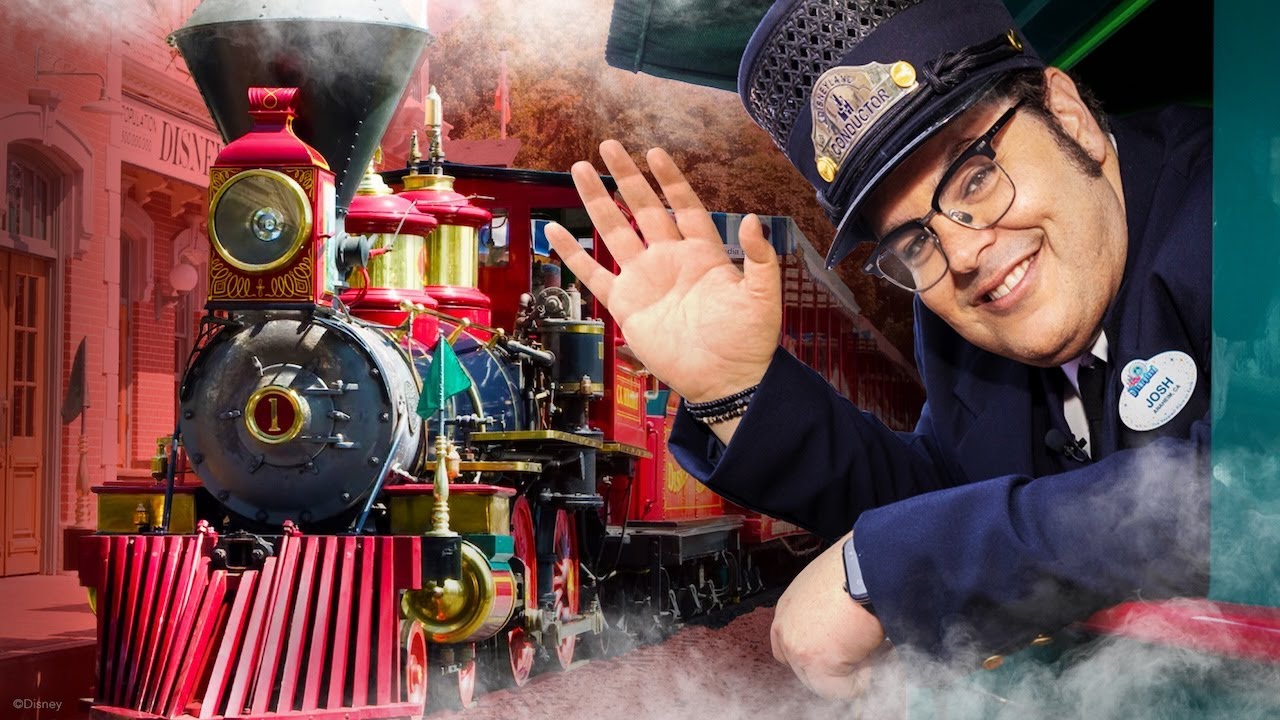 Josh Gad Takes Over A Disneyland Train Full Of Passengers | Disneyland Resort