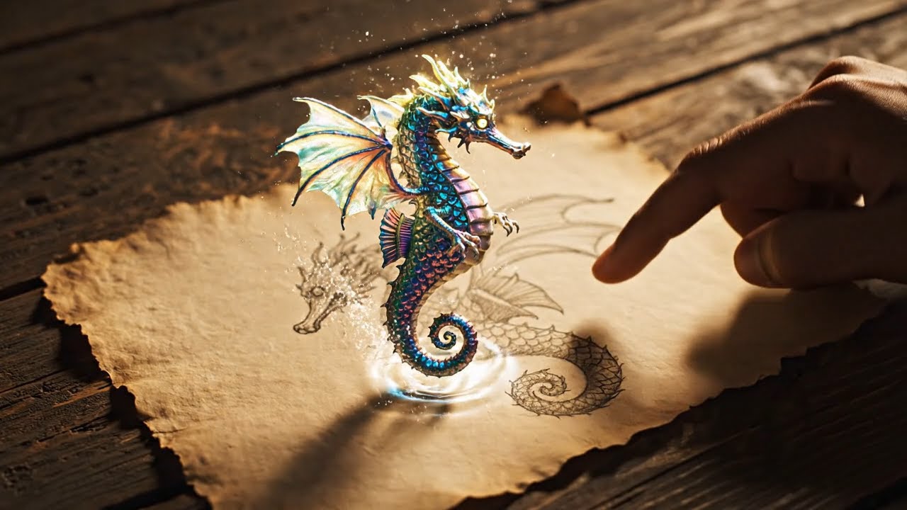 Magical 3D Creatures Come to Life from Pencil Sketches | Realistic ASMR Animation