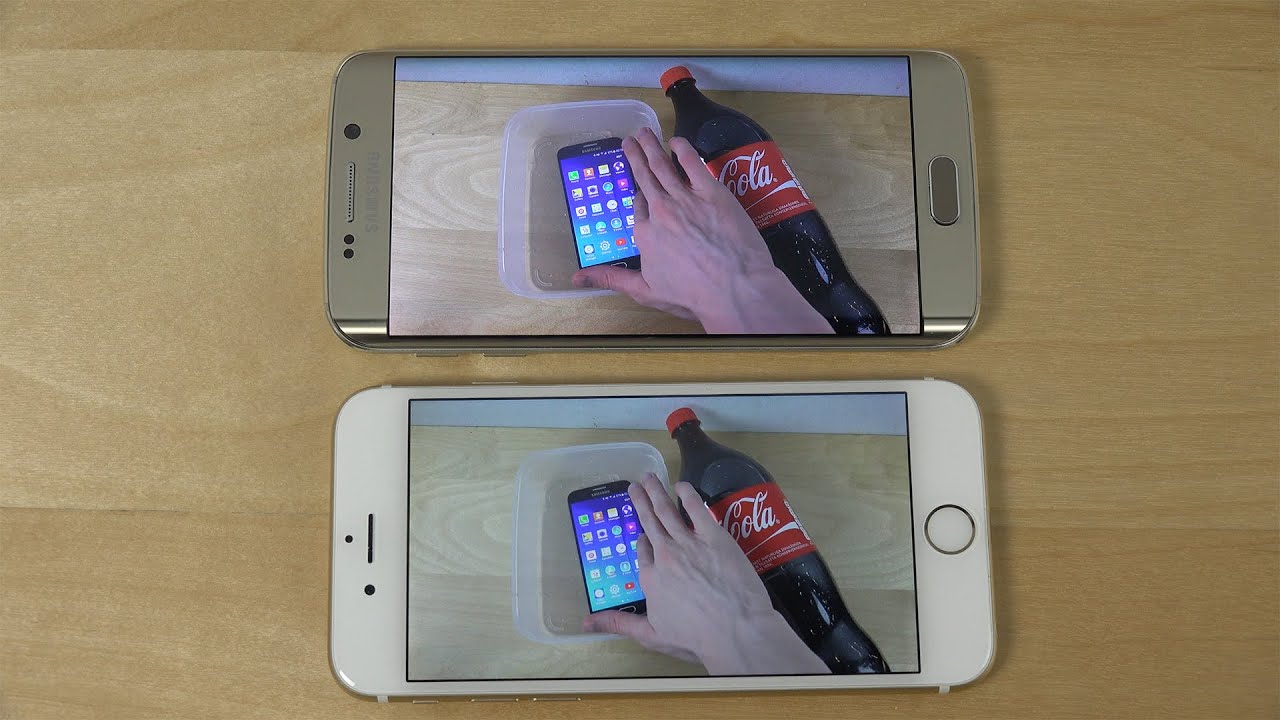 Samsung Galaxy S6 Edge vs. iPhone 6 - Video Playback & Sound Test! (4K)