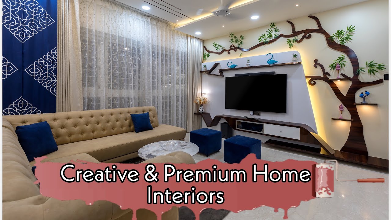 Creative and Premium Home Interiors in India 😍🌟✌️ 3bhk Flat Makeover ✅| Mumbai | Bengaluru | Chennai