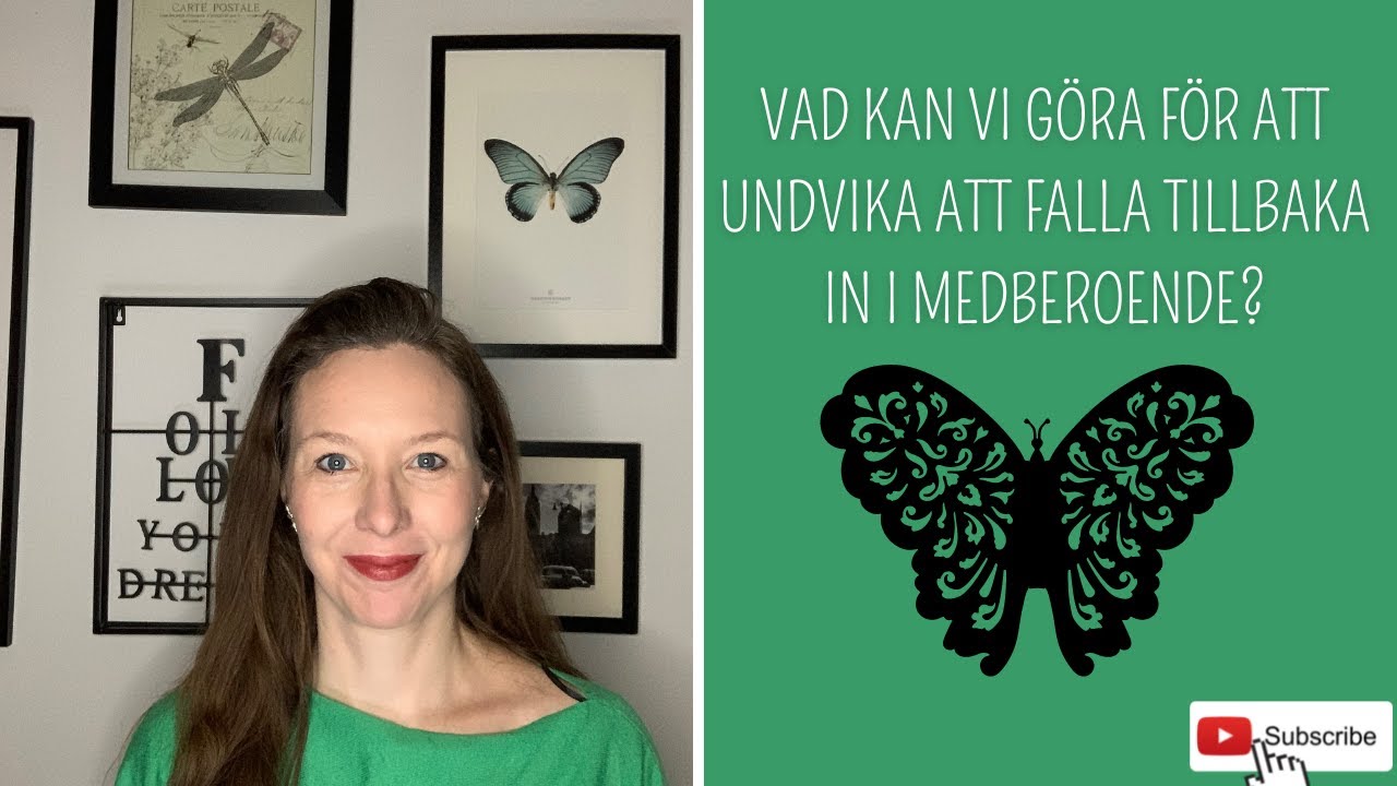 Hur kan vi undvika att falla tillbaka in i medberoende