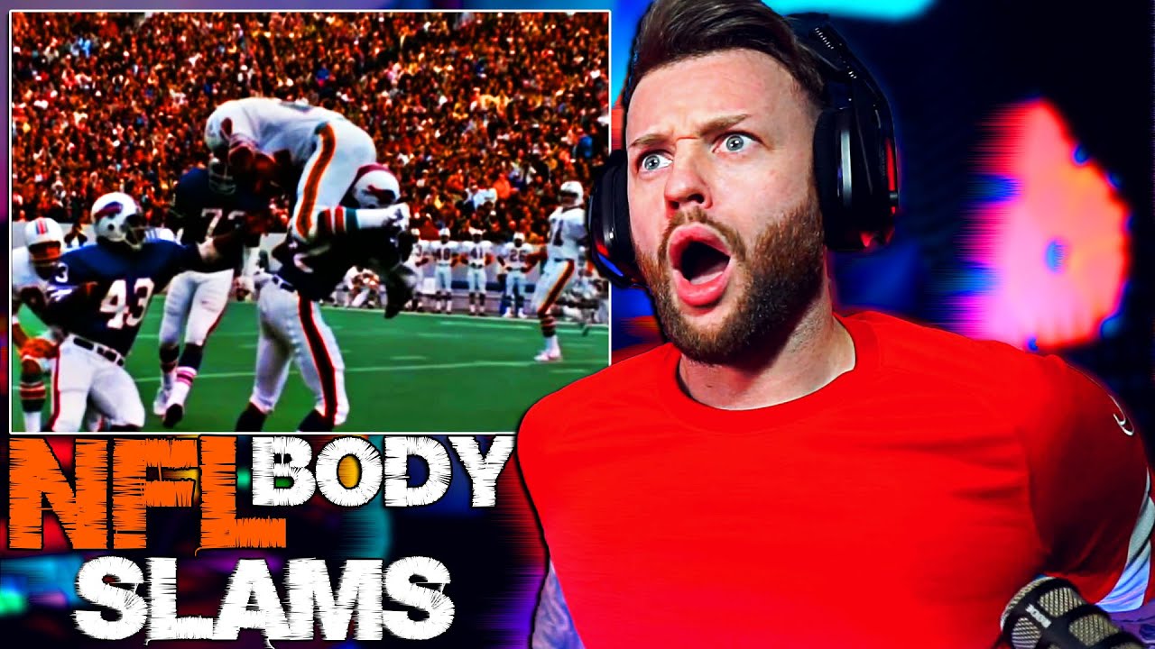 THESE ARE THE CRAZIEST NFL BODY SLAMS EVER....