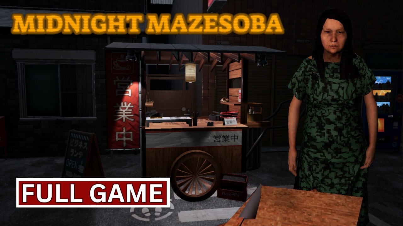 Midnight Mazesoba - Selling noodles at Night | Full Game | Walkthrough Gameplay No Commentary