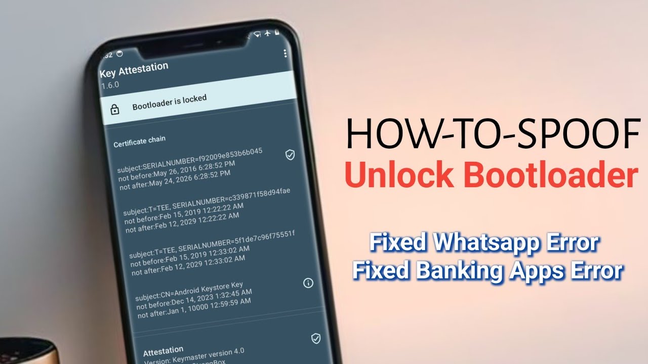 How to Spoof Bootloader || Hide Unlock Bootloader Status on Android Device ||