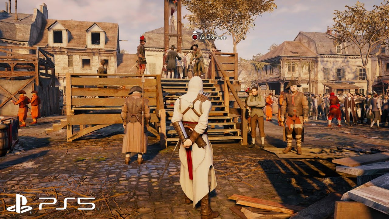 Assassin's Creed Unity Parkour Stealth Kills - Altair Outfit -