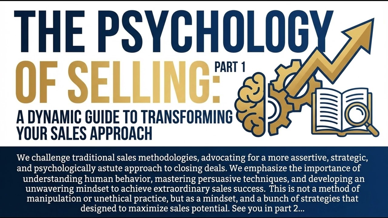 The Psychology of Selling (part 1)