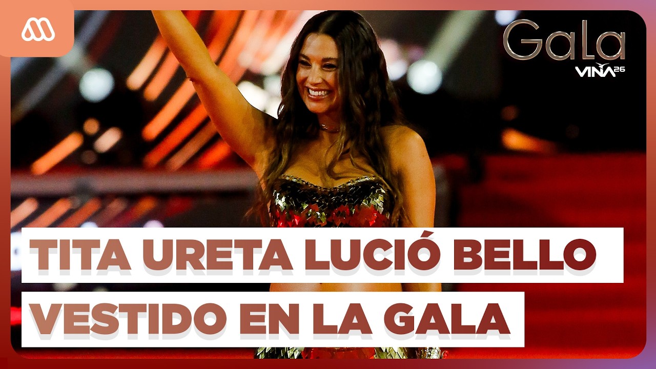 Luciendo su vientre: Así fue el espectacular vestido de Tita Ureta en la Gala de Viña 2026