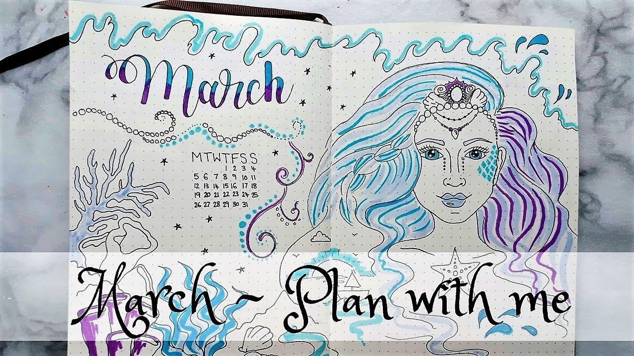 Bullet Journal - MARCH - Plan with me