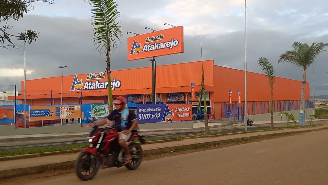 Vamos dar uma volta por Itabaiana passando na avenida onde fica o atakarejo