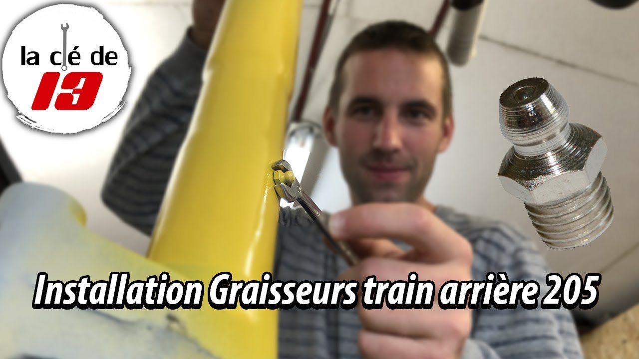 Installation de graisseurs sur train arrière de 205 GTI