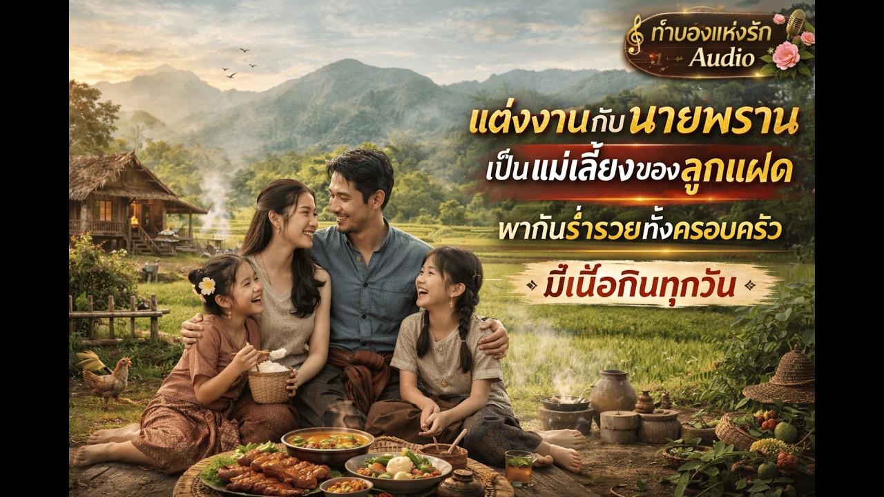 แต่งงานกับนายพรานเป็นแม่เลี้ยงของลูกแฝด - พากันร่ำรวยทั้งครอบครัว - มีเนื้อกินทุกวัน