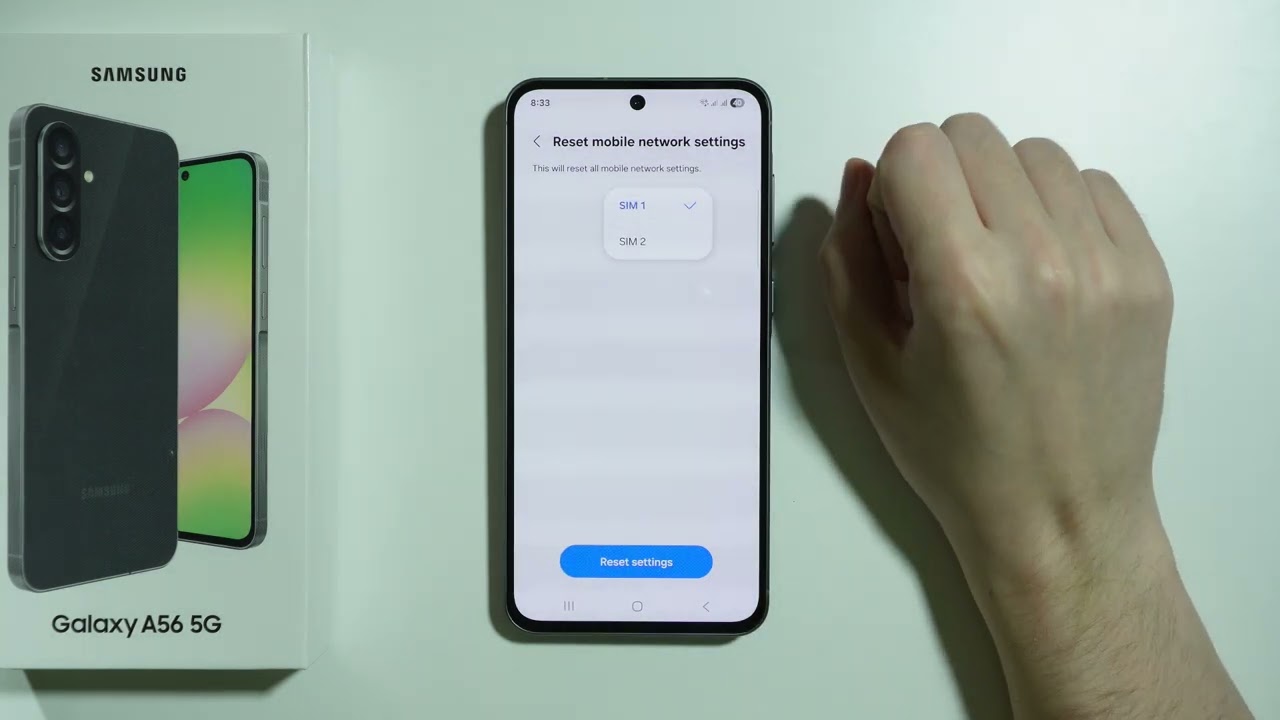 Samsung Galaxy A56 5G: как исправить проблемы с мобильной сетью передачи данных