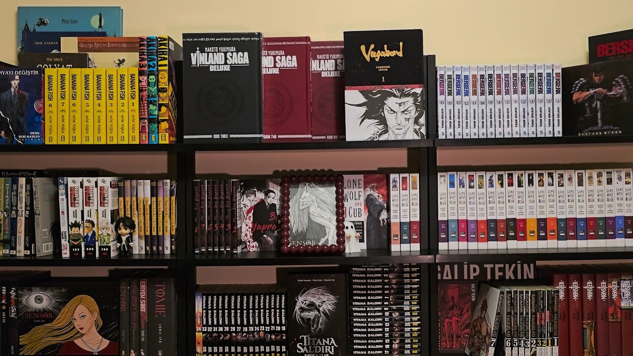 Kitaplık Turu Bölüm:2 Baba Şu Mangaları Göstersene Biii +500 Volume Manga Library Tour