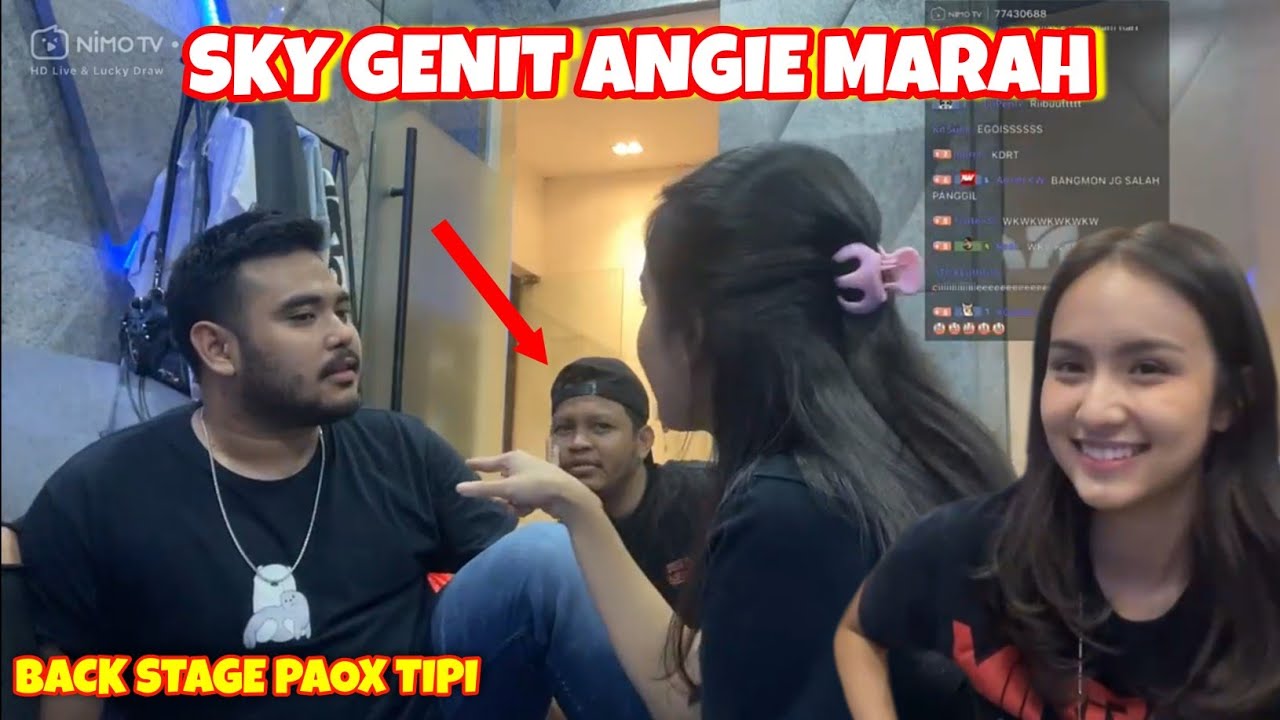 Back Stage PAOX Tipi | Sky Genit Angie Marah