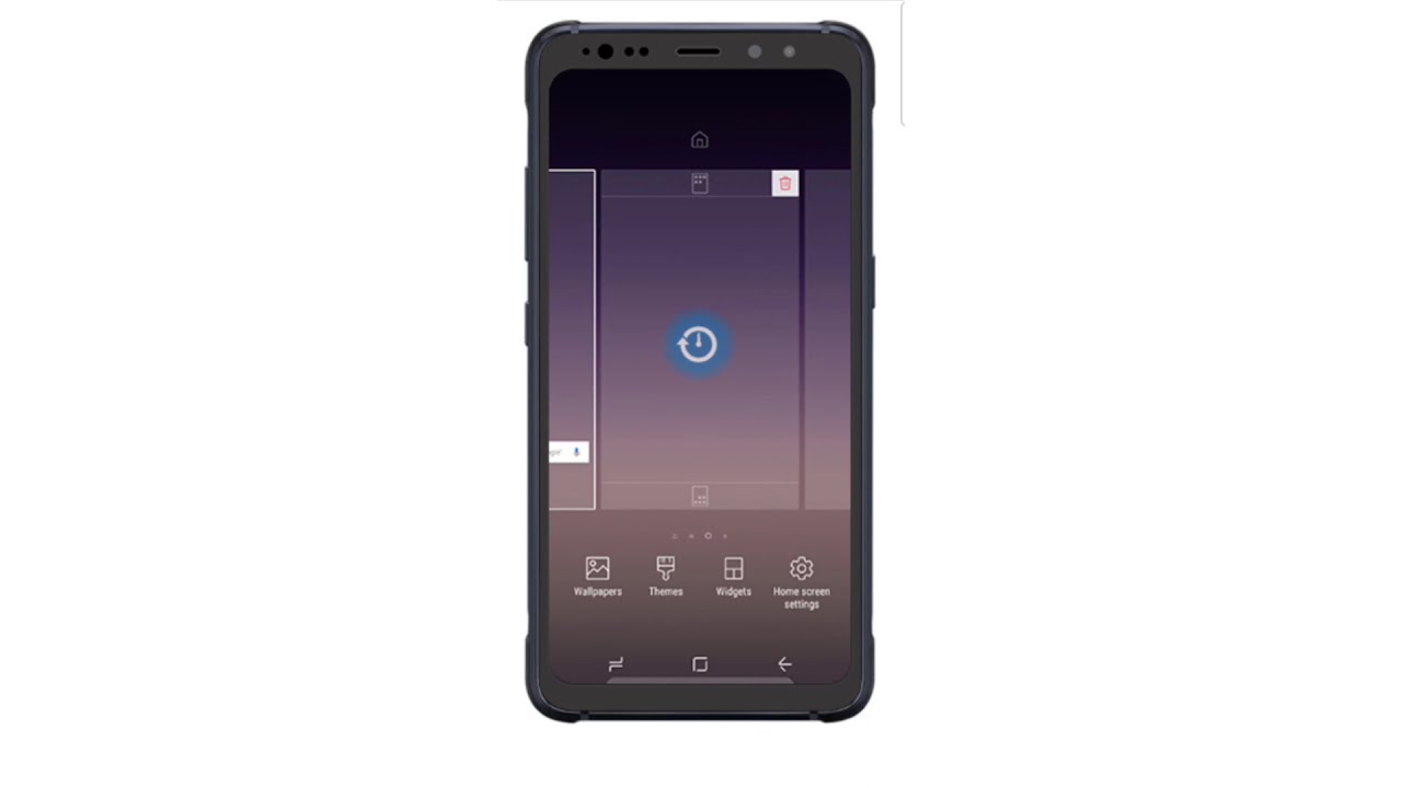 How to Add or Remove a Home Screen on Samsung Galaxy s8 active (t-mobile)
