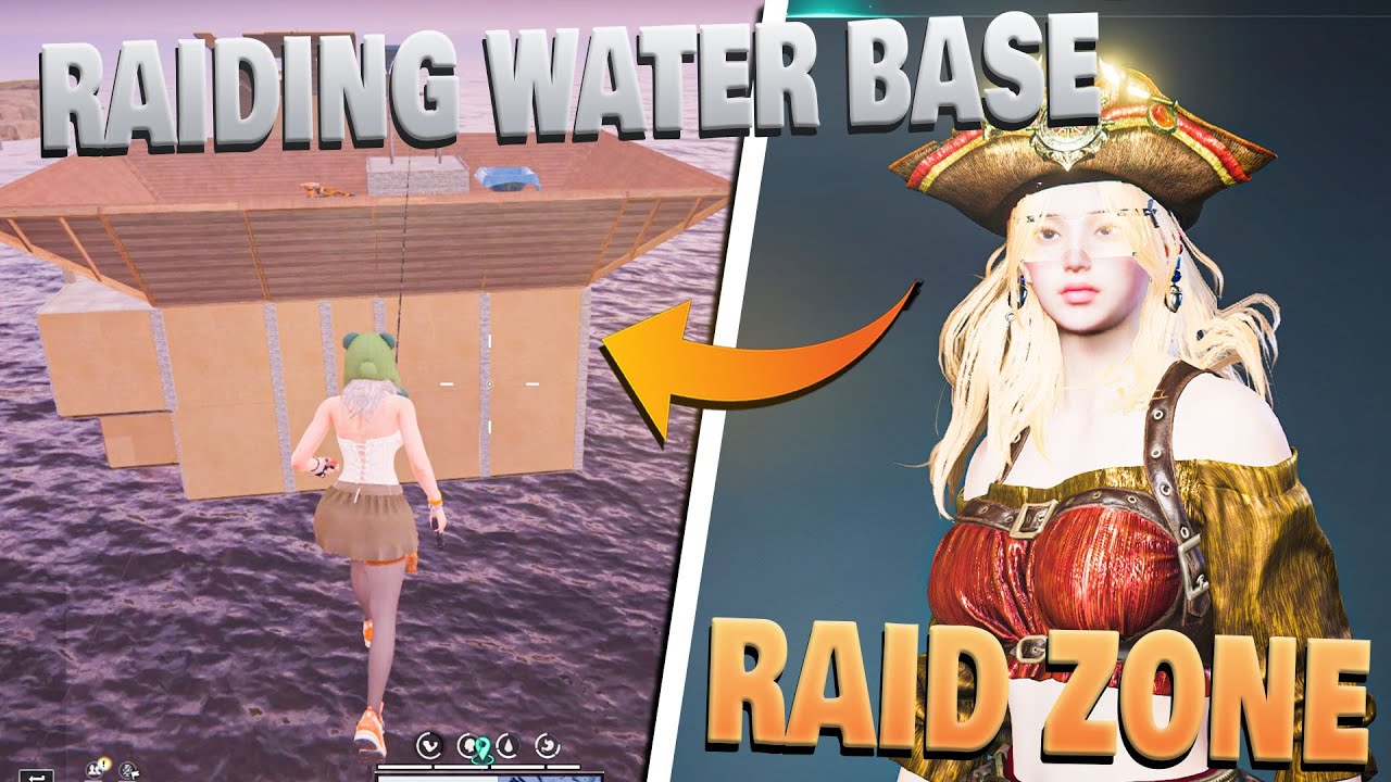 Insane Sea Base Raid in RaidZone! They Thought Water Would Protect Them &ndash; Raid Zone Once Human