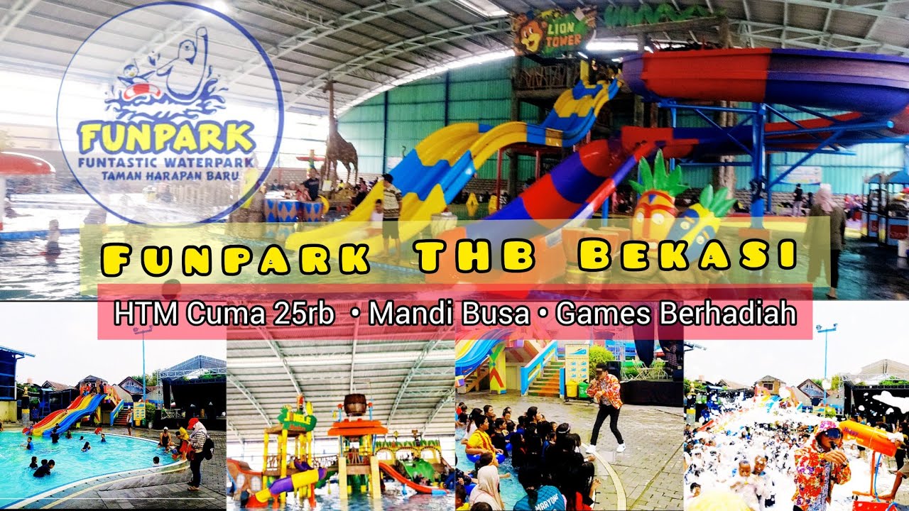 Selalu Favorit KOLAM RENANG FUNPARK THB (Taman Harapan Baru) Bekasi
