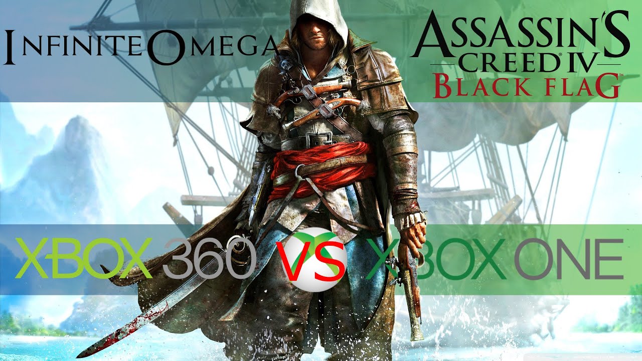 Assassins Creed IV: Black Flag - XBox 360 vs. XBox One video comparison