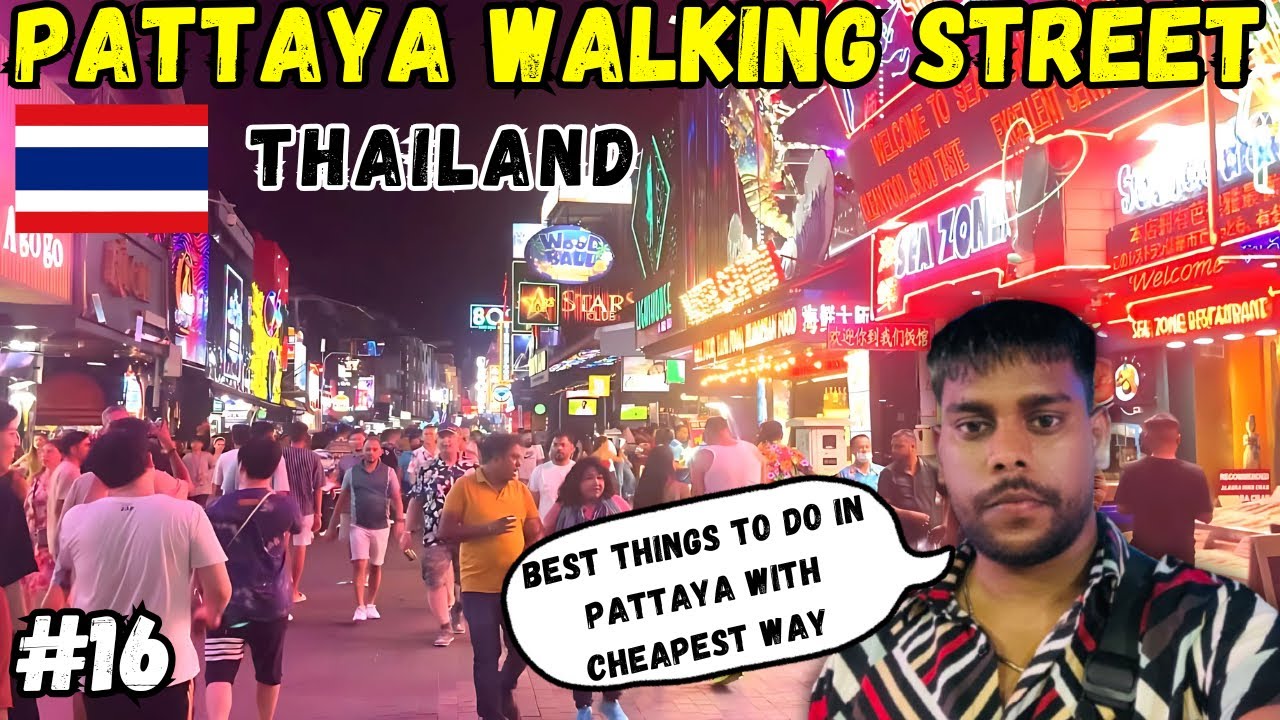 Pattaya Walking Street Thailand🇹🇭| Things to do in Pattaya | Pattaya Travel guide #pattaya #thailand
