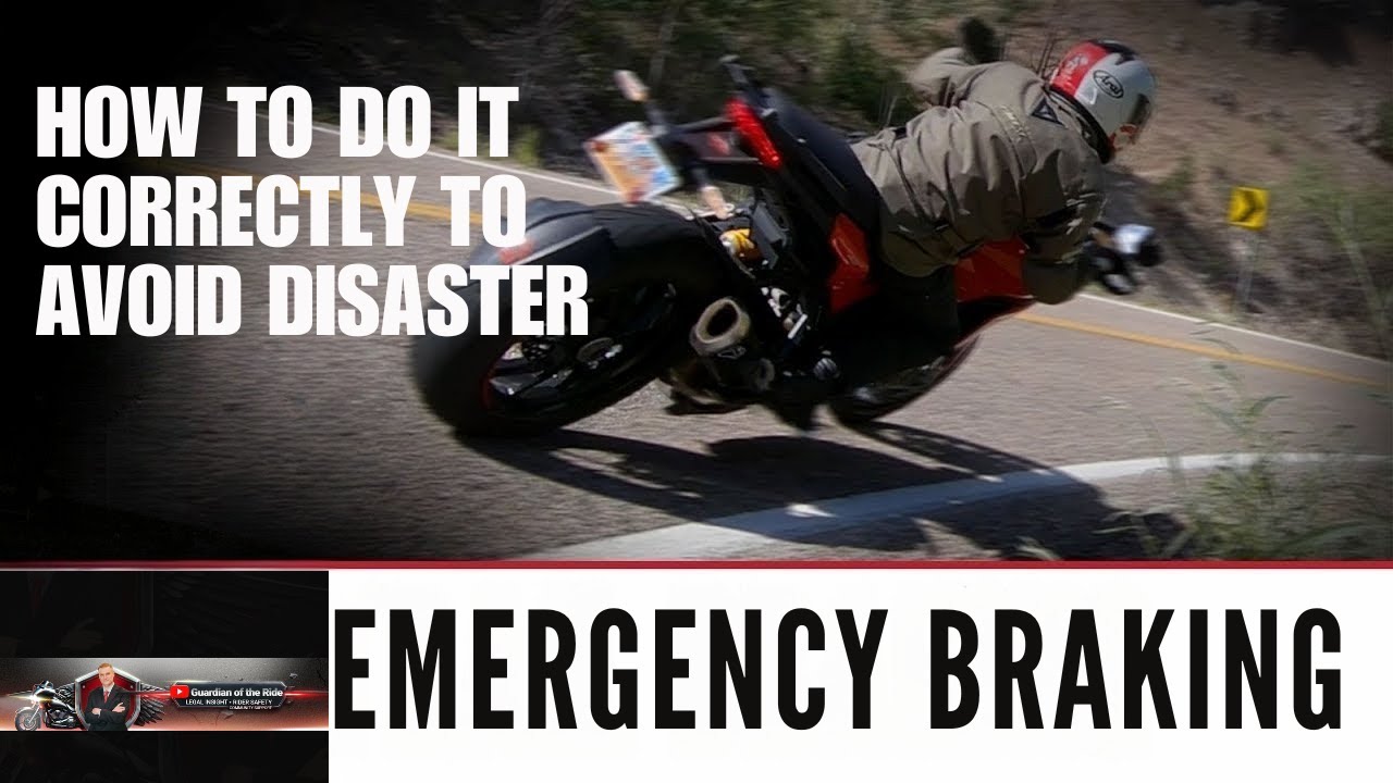 Motorcycle Emergency Braking: Essential Technique To Avoid Disaster