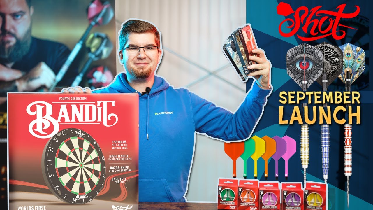 Shot September Launch | Bandit Board, Celt & Roman Empire Darts und Flight Deck 🎯