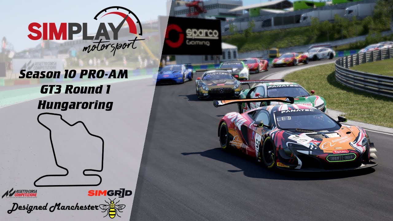 Assetto Corsa Competizione | PRO-AM | Round 1 | Hungaroring | Season 10 | PS5 and XBOX X/S