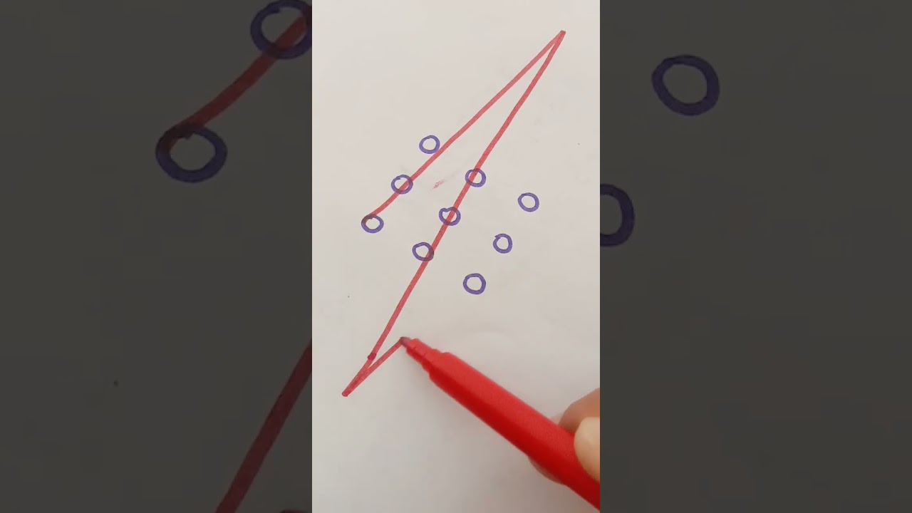 How to join 9 dots with 3 straight lines #viralmath #viral #iqtest #brainpuzzle #mathshorts