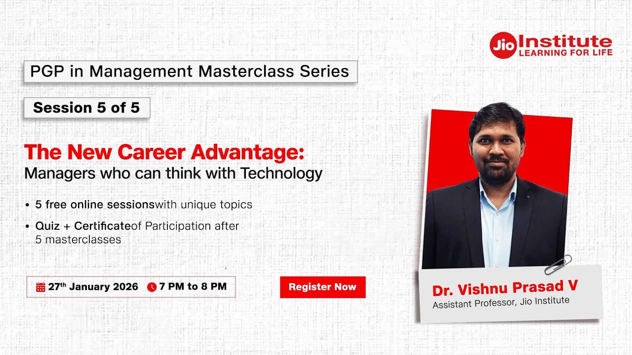 Masterclass Series (Management) | Session 5: The New Career Advantage