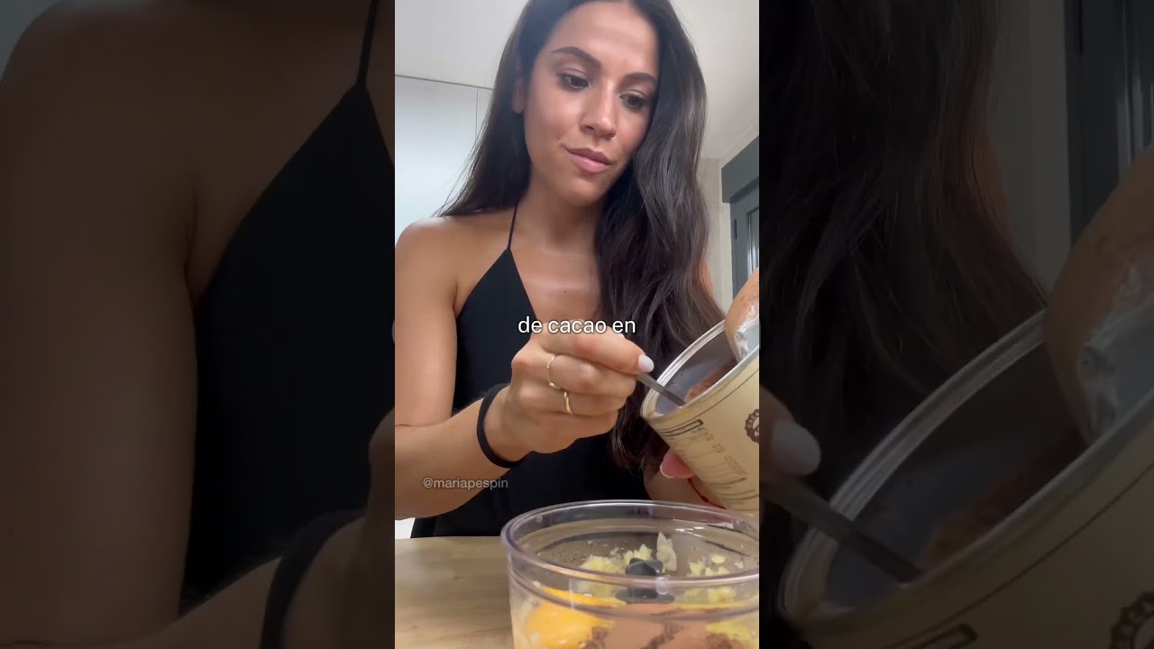 El mejor postre saludable sin azúcar con 3 ingredientes - manzana huevo y chocolate