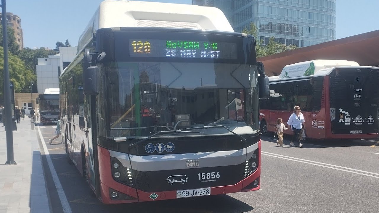 Bakı 120 nömrəli avtobus. Səfər (28 may m/st⏩ Hövsan y/k).