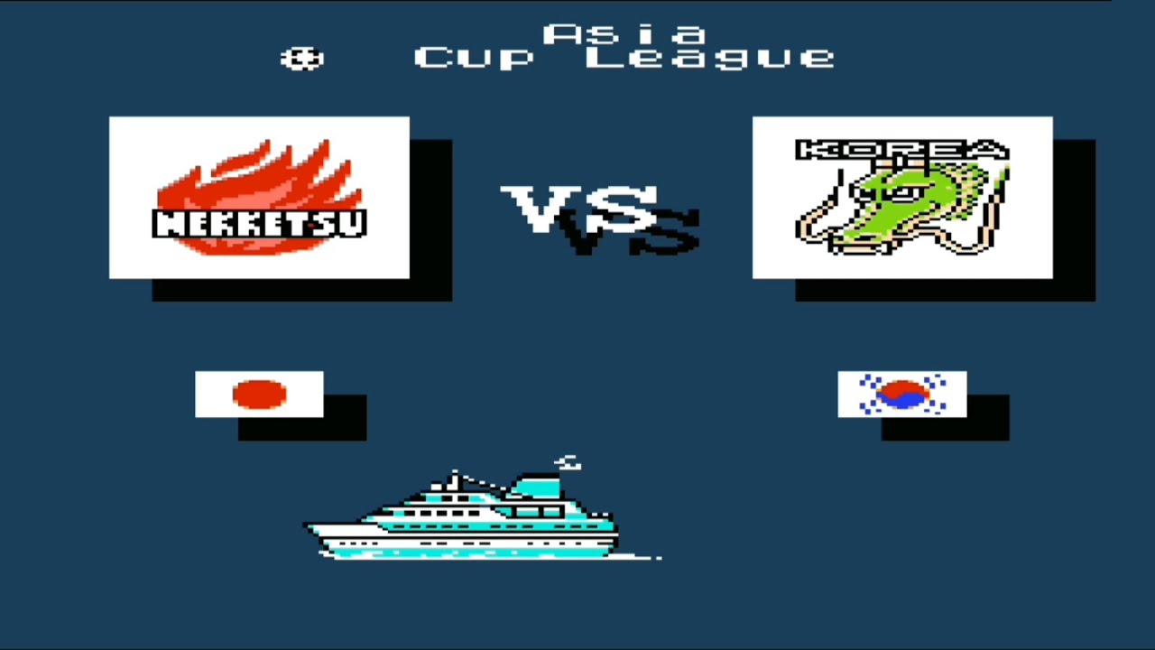 Nekketsu VS Korea Goal3 (Kunio Kun No Nekketsu Soccer League) 2K