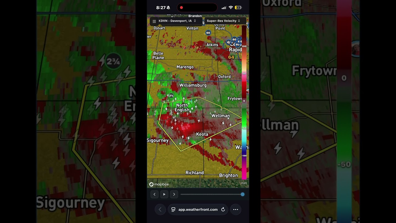 Very dangerous storm 70 mph observed winds and tornado possible tag get to a safe shelter now!!!