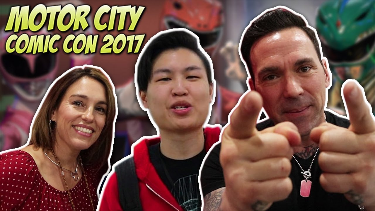 MEETING THE ORIGINAL POWER RANGERS!! (Motor City Comic Con 2017 Vlogs)