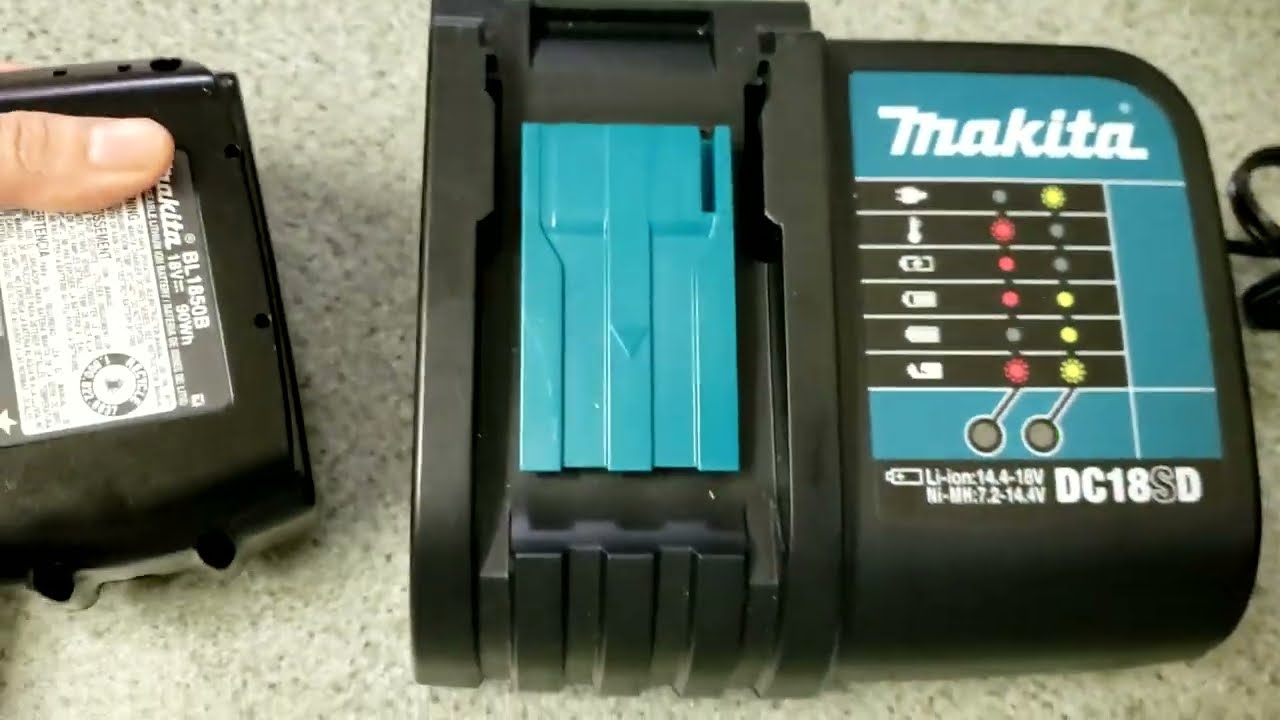 Зарядное устройство Makita DC18SD: демонстрация функций