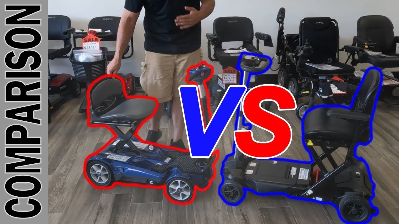 🆚Auto Folding Mobility Scooters   Transformer VS Transport AF Comparison Video