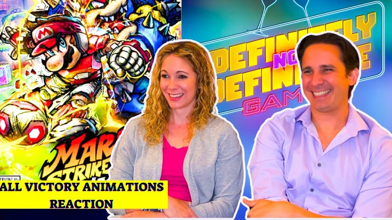 Mario Strikers Victory Animations Reaction | Charged & Battle League