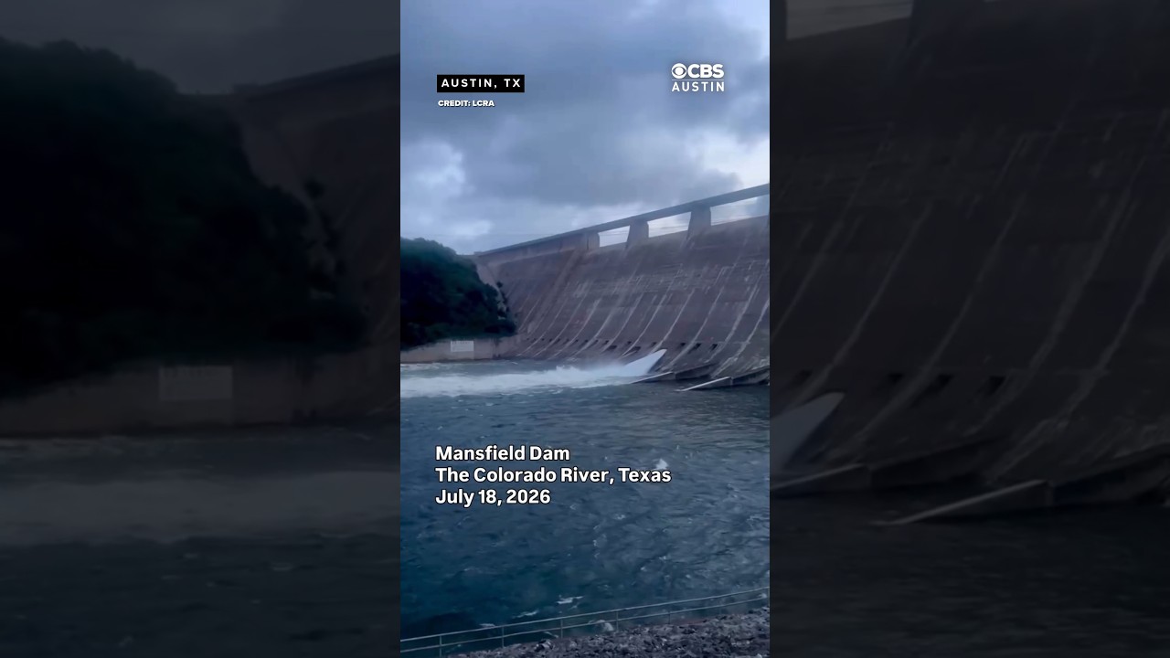 Floodgates open at Texas dams after heavy rainfall