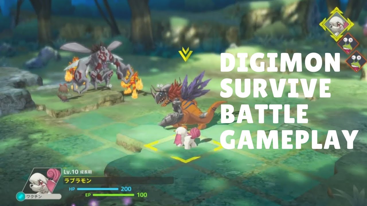Digimon Survive Gameplay Battle Gameplay PS4 Switch