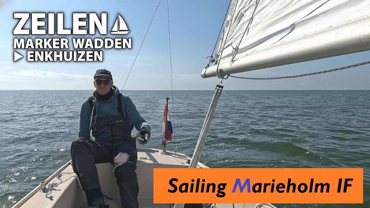Zeilen van de Marker Wadden naar Enkhuizen in 4K