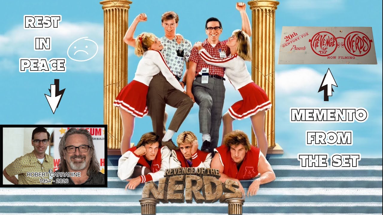 Revenge of the Nerds (1984) Original Production Crew Parking Pass #robertcarradine #nerds #80smovies