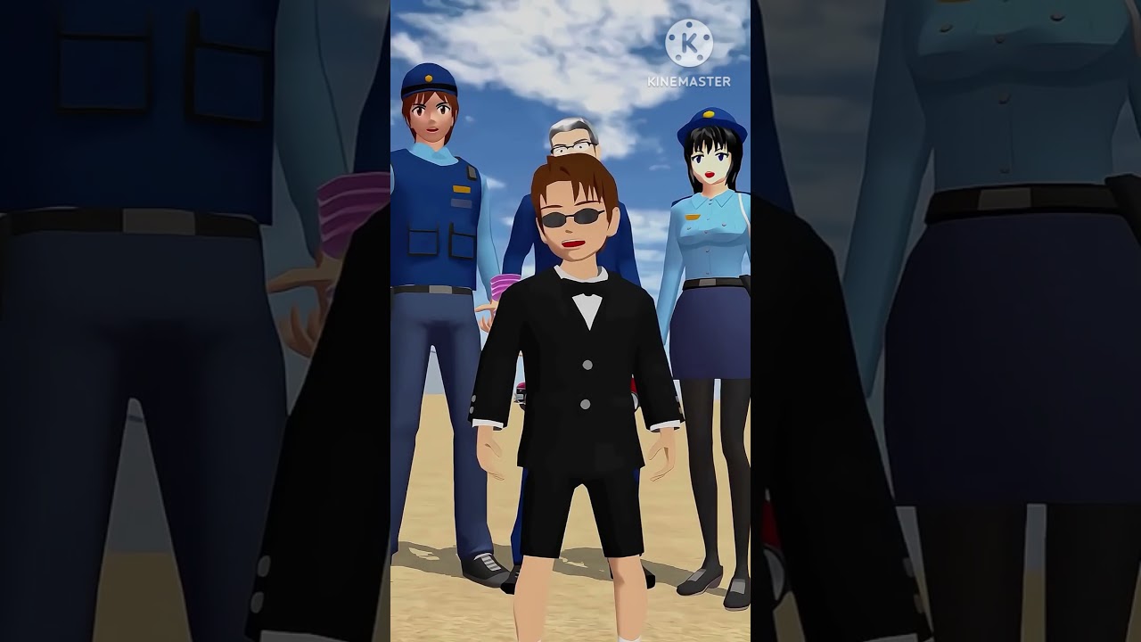 Yuta saves Mio from gangster crime#sakuraschoolsimulator #sakura #viralsakura