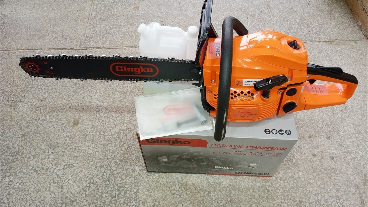 Ginkgo chainsaw fitting video and heavy duty machine 