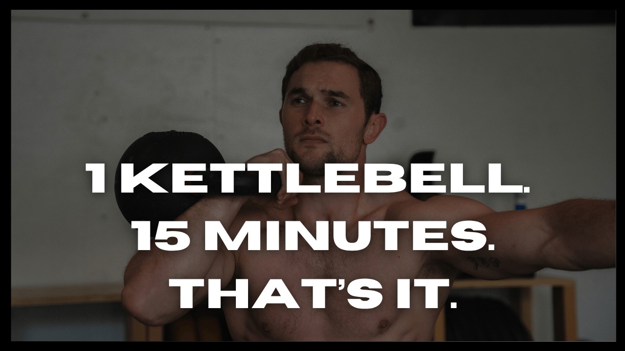15 minute full body workout with 1 kettlebell (follow along)