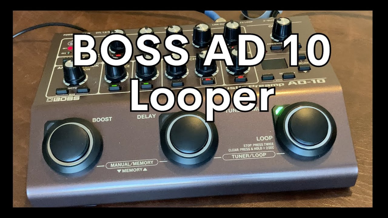 Лупер BOSS AD 10 — как пользоваться