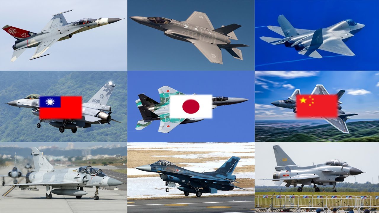 Aircraft Fighter in China🇨🇳, Japan🇯🇵 and Taiwan🇹🇼 🛩 2025
