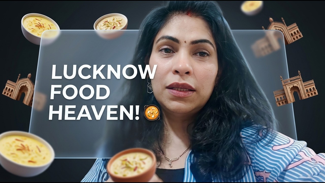 LUCKNOW FOOD TOUR (Day 1) 😋 | House of Tamil & Famous Fruit Custard