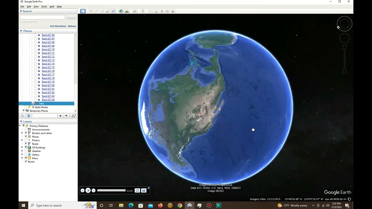 Google Earth Pro Animation: Part 3, how to edit track points and a path in Google Earth Pro