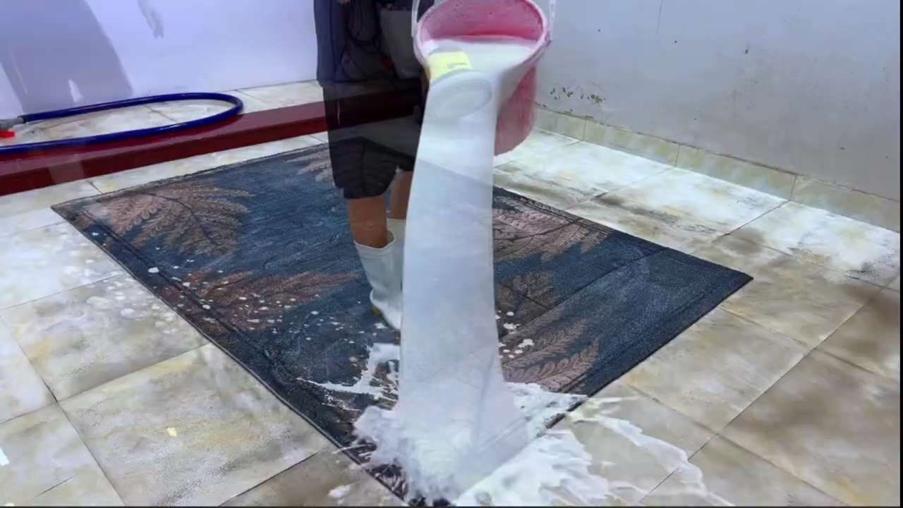 Satisfying Muddy Rug Cleaning Compilation ASMR ~ Perfectly Clean