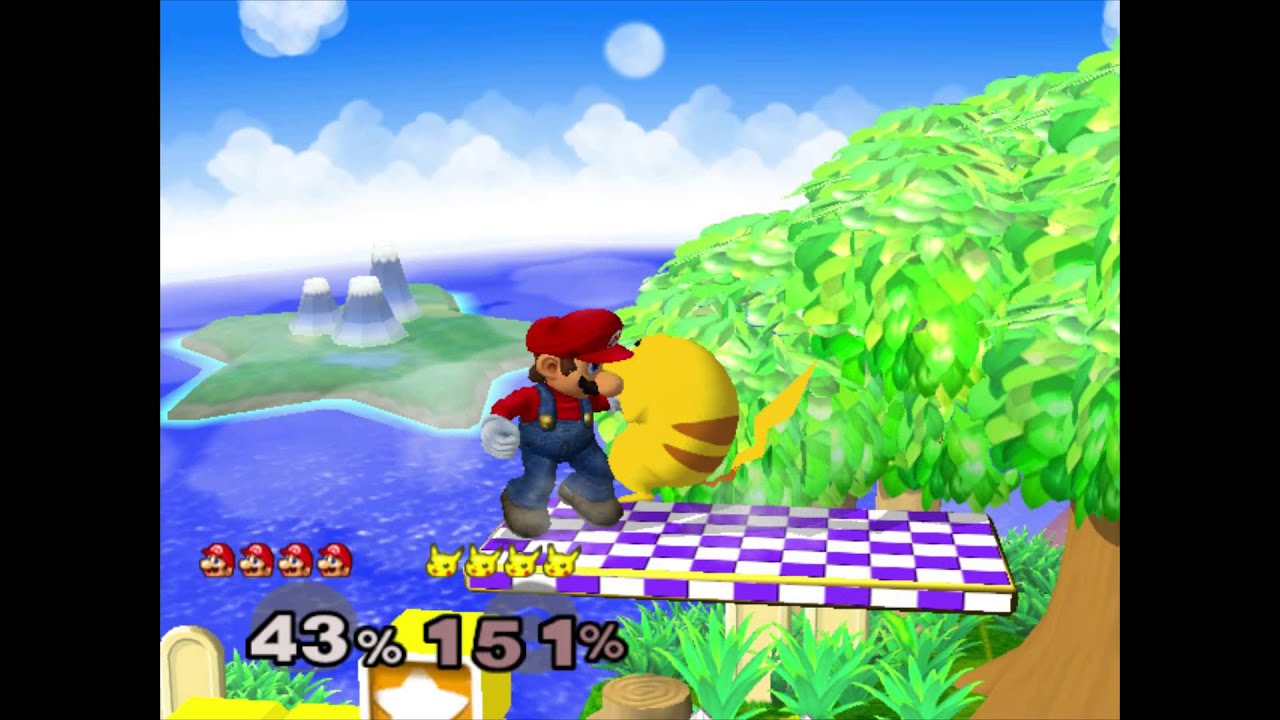 Super Smash Bros Melee: Mario Vs Pikachu
