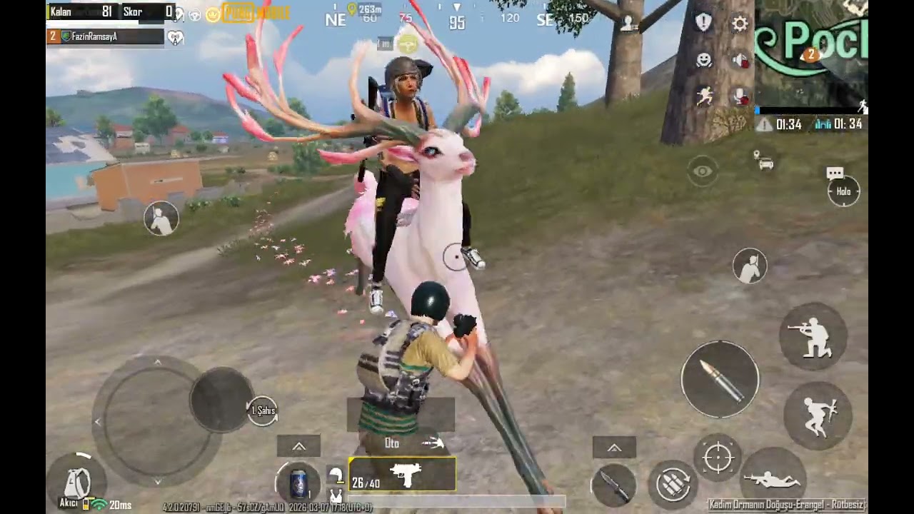 Abimle pubg mobile oynuyoruz 